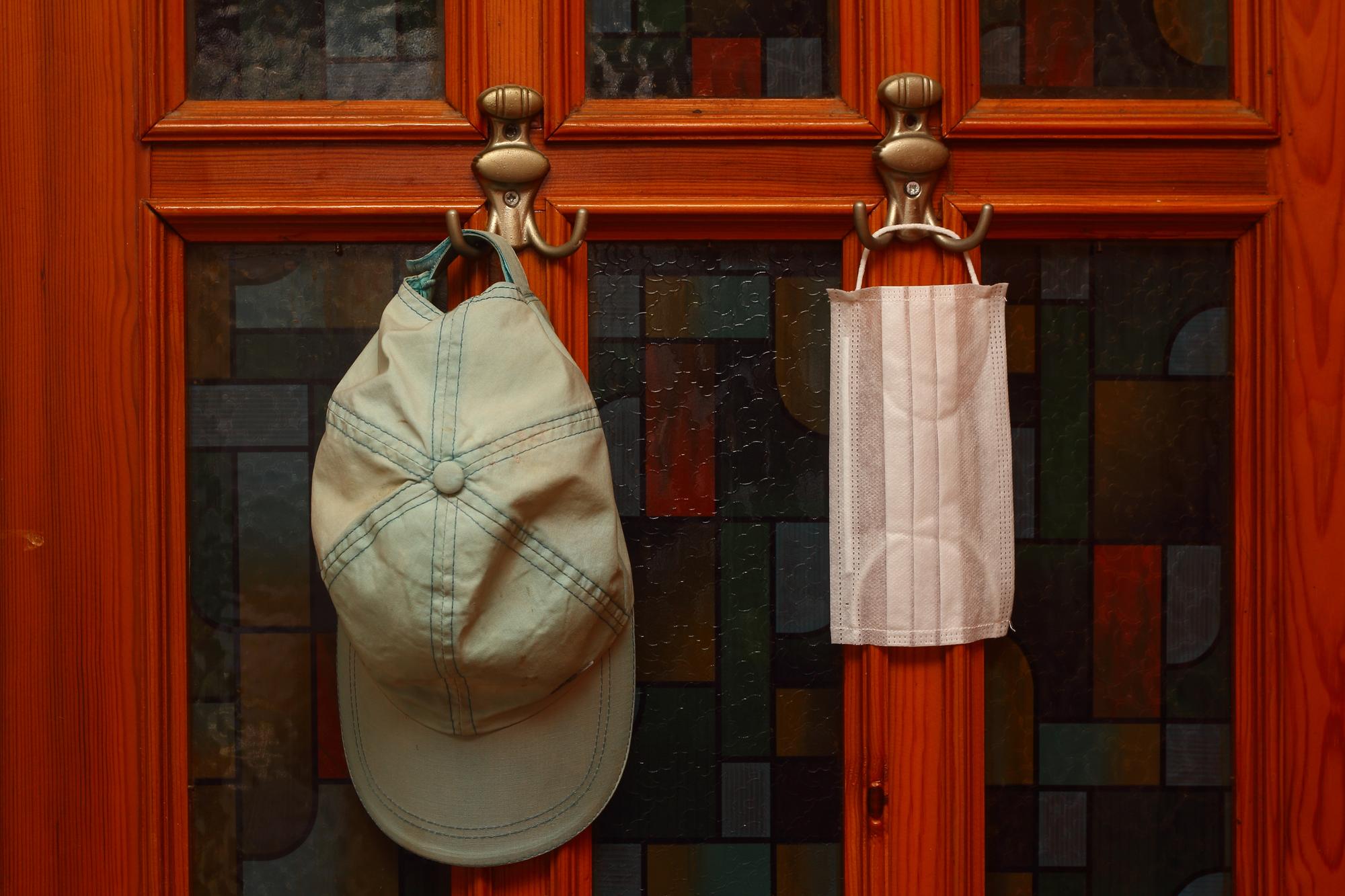 Entrance to embroidery studio with warm light